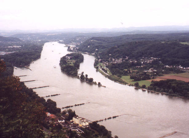 Rhein River from Drachenfels